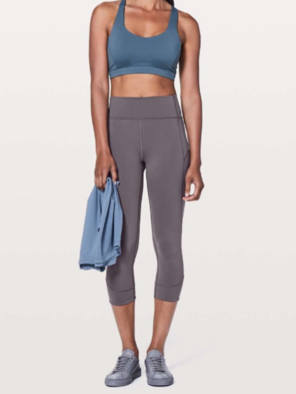 Lululemon In Movement Crop *Everlux 23" Moonphase sz 6